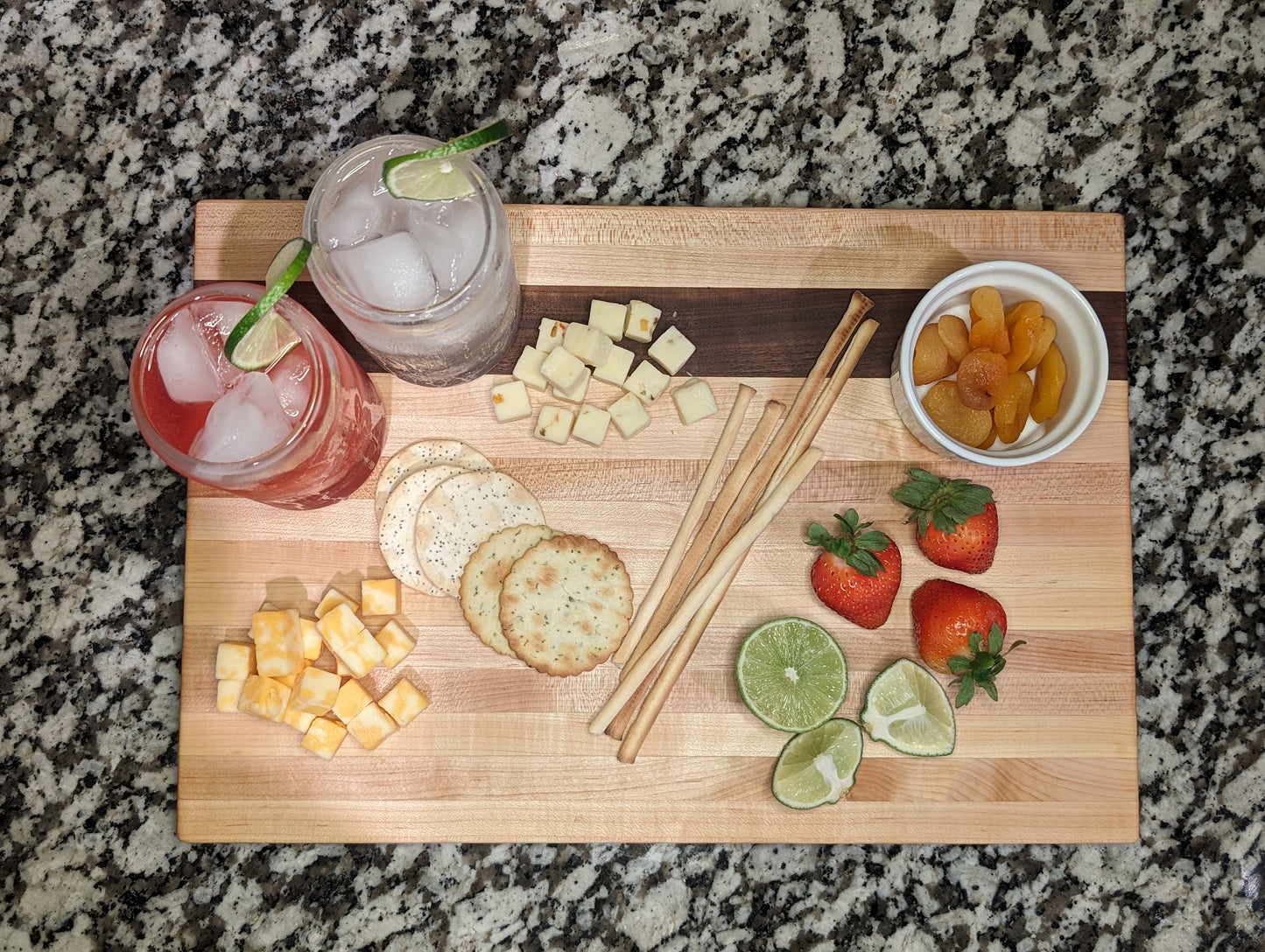 Maple and Walnut Charcuterie & Cutting Board