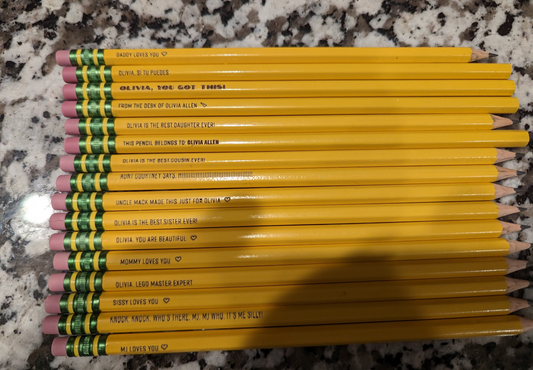 Personalized Ticonderoga Pencils: A Unique Expression of Your Style